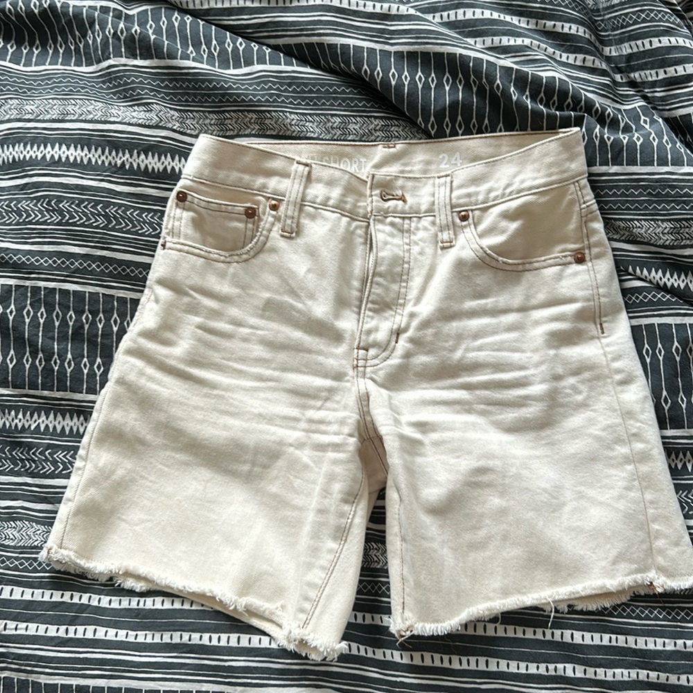 J. Crew ivory shorts
